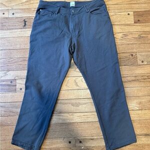 Classic Men's Slate Grey Swet Tailor Dress Pants